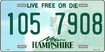NH license plate 1057908