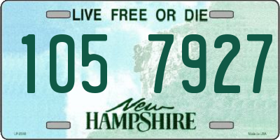 NH license plate 1057927