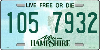 NH license plate 1057932