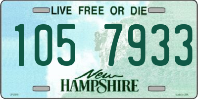 NH license plate 1057933