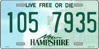 NH license plate 1057935