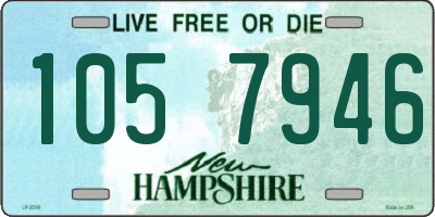 NH license plate 1057946