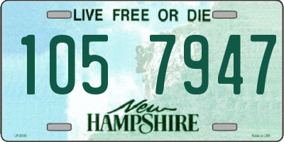 NH license plate 1057947