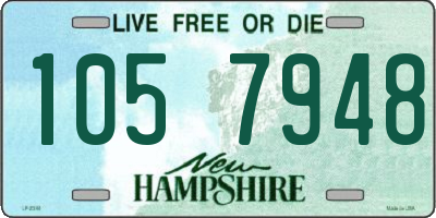 NH license plate 1057948
