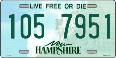 NH license plate 1057951