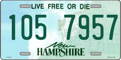 NH license plate 1057957