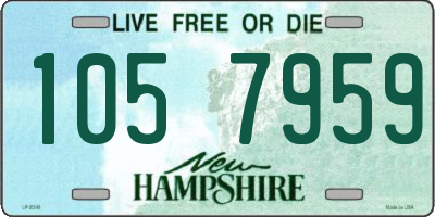 NH license plate 1057959