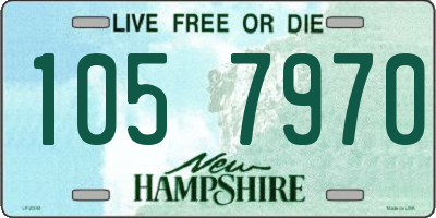 NH license plate 1057970