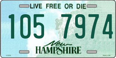 NH license plate 1057974