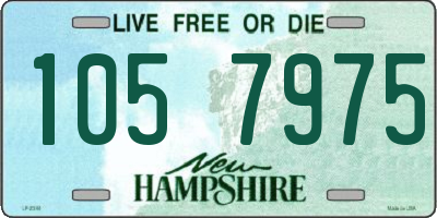 NH license plate 1057975
