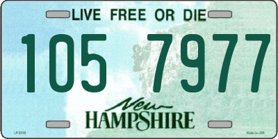 NH license plate 1057977