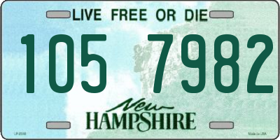NH license plate 1057982