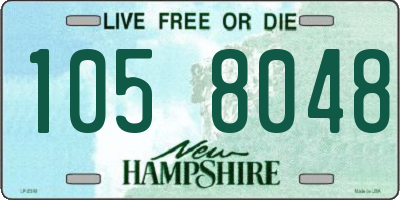NH license plate 1058048