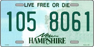 NH license plate 1058061