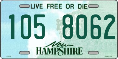 NH license plate 1058062