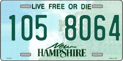 NH license plate 1058064