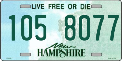 NH license plate 1058077