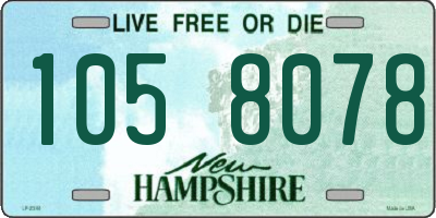 NH license plate 1058078
