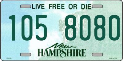 NH license plate 1058080