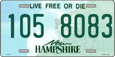 NH license plate 1058083