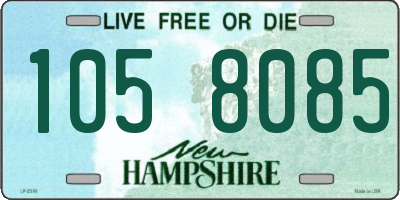 NH license plate 1058085