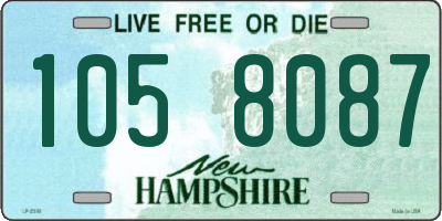 NH license plate 1058087