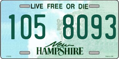 NH license plate 1058093