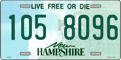 NH license plate 1058096