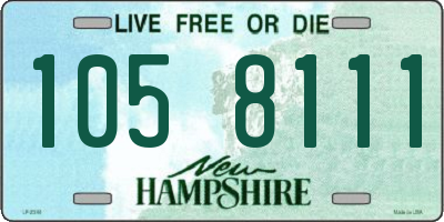 NH license plate 1058111