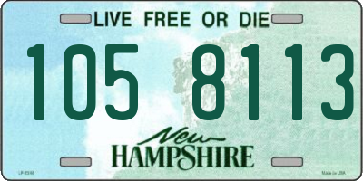 NH license plate 1058113