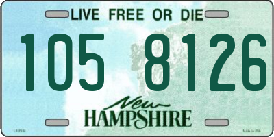 NH license plate 1058126