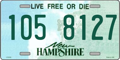 NH license plate 1058127