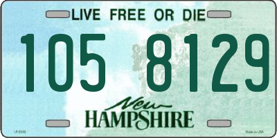 NH license plate 1058129