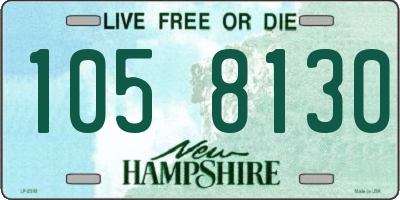 NH license plate 1058130