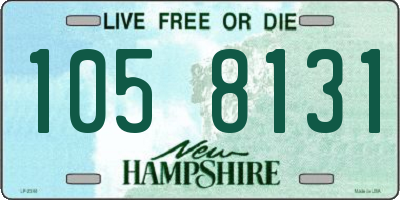 NH license plate 1058131