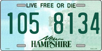 NH license plate 1058134