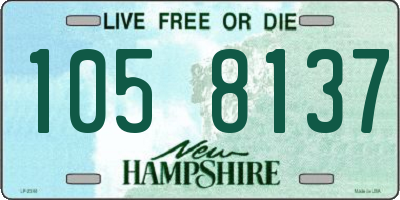 NH license plate 1058137