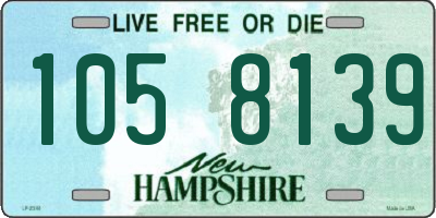 NH license plate 1058139