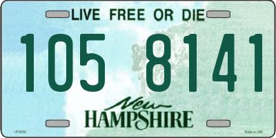 NH license plate 1058141