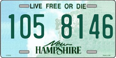 NH license plate 1058146
