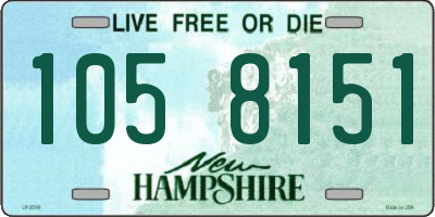 NH license plate 1058151