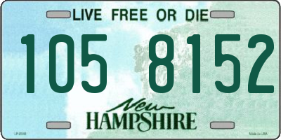 NH license plate 1058152