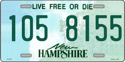 NH license plate 1058155