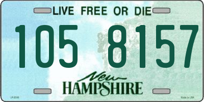 NH license plate 1058157