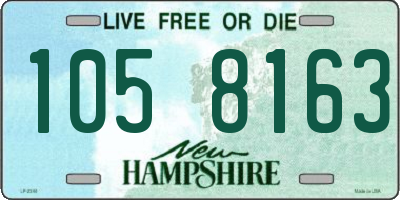 NH license plate 1058163