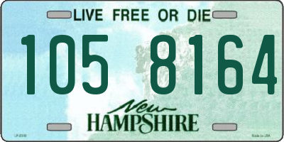 NH license plate 1058164