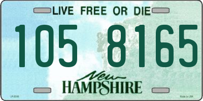 NH license plate 1058165