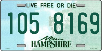 NH license plate 1058169