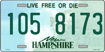 NH license plate 1058173