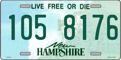 NH license plate 1058176